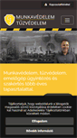 Mobile Screenshot of munkavedelem-tuzvedelem.hu